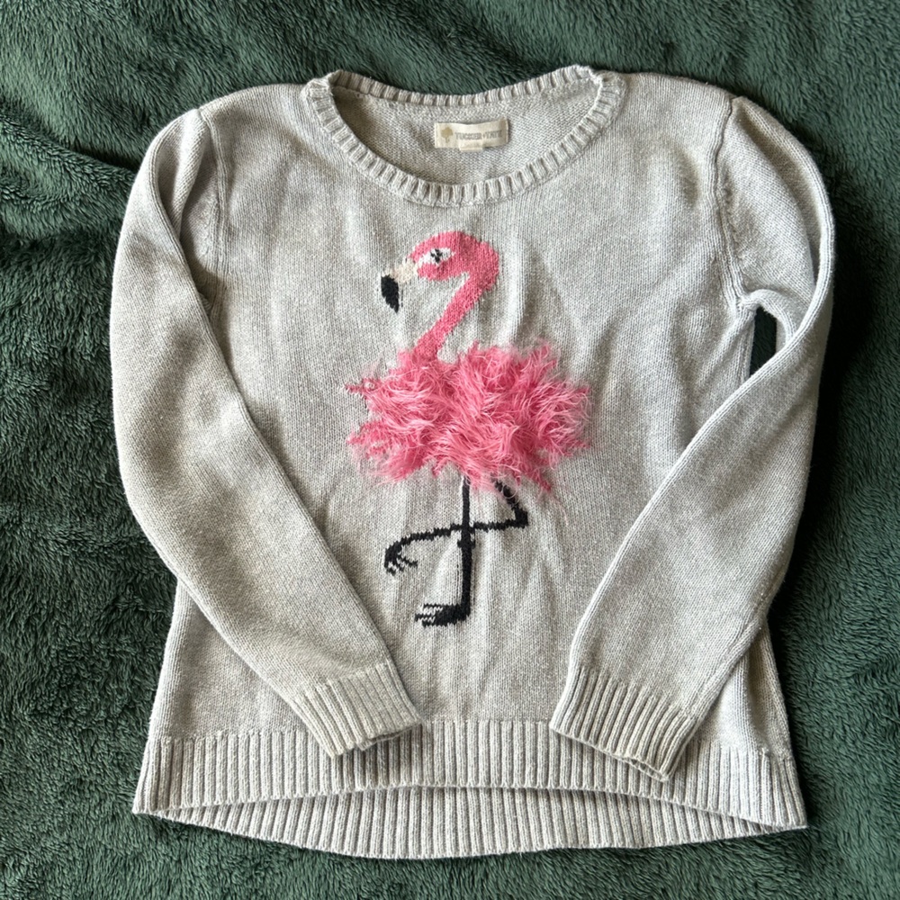 Tucker & Tate 100% cotton flamingo sweater